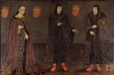 Portrait of Stanislaw, Janus III and Anna, Mazovian Dukes